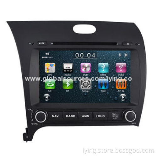 2 DIN Car GPS DVD Player with TV/AM/FM/Bluetooth/USB/SD Card/GPS/3G for KIA K3/Forte